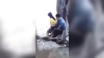 مغربية صاحبها بينيكها في الحديقة ومتعرفش انها بتتصور