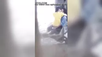 مغربية صاحبها بينيكها في الحديقة ومتعرفش انها بتتصور