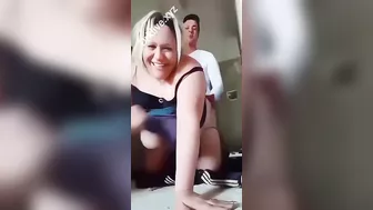 مربربه عربيه رافعه طيزها وبتتناك خلفي من ابن اخوها