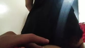 بقميص النوم الاسود عراقية تتفضح وهي على زب حبيبها