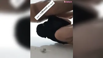 حبيبته بتتناك على الواقف بالنقاب وتفتحله في طيزها