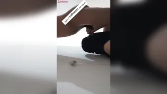 حبيبته بتتناك على الواقف بالنقاب وتفتحله في طيزها
