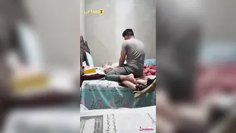 مصرية اخوها نزقها على السرير ونازل نيك بكل الاوضاع