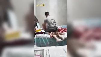 مصرية اخوها نزقها على السرير ونازل نيك بكل الاوضاع