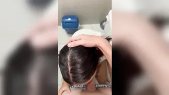حبيبها دخل عليها الحمام ورشق زبه في كسها على الواقف