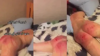 مغربية اخوها يضربها على طيزها الكبيرة ويصورها