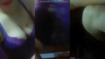 ملبن مصريه بتصور الفيديو لحبيبها وبتعرض بزازها الجامده