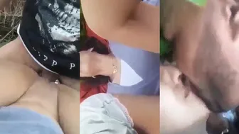 واخد حبيبته الشرموطة وبينيكها في الحديقة ويصورها