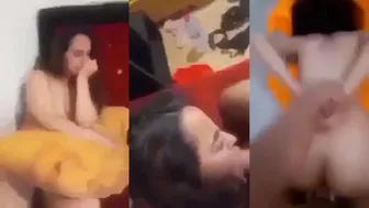 فرسه عشيقها ماسك ايدها وبينيك طيزها بكل عنف ويصورها