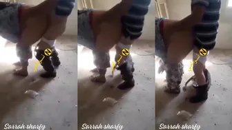 مصرية بتروح شقة جارها وتتناك على الواقف وتتفضح