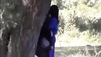 محجبة مغربية شرموطة بتتناك خلفي في الحديقة مع حبيبها