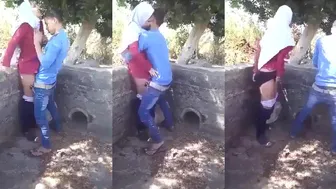 هيجانة محجبة الواد واخدها الغيط وفاشخ كسها على الواقف