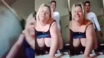 مربربه ابن اخوها شغال نيك في طيزها ومبسوطه على الاخر