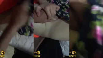 فرسه بلدي اخوها راكبها على السرير ونازل نيك في كسها