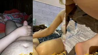 لبوه عربيه جامده بلعب في الزب وتركبه مع الزبون الغني