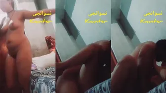 مصريه بجسم صاروخ قالعه هدومها وراكبه الزب زي المحرومه