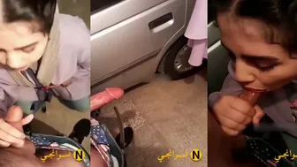 مصرية بتمص الزب في العربية وتتناك بمختلف الاوضاع