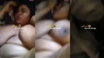 قحبه مربربه نيماله على ضهرها وهو ينيك كسها المولع