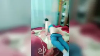 فرسه بتتلوبن في النودز لعشيقها وتقلع ملط وتهيجه